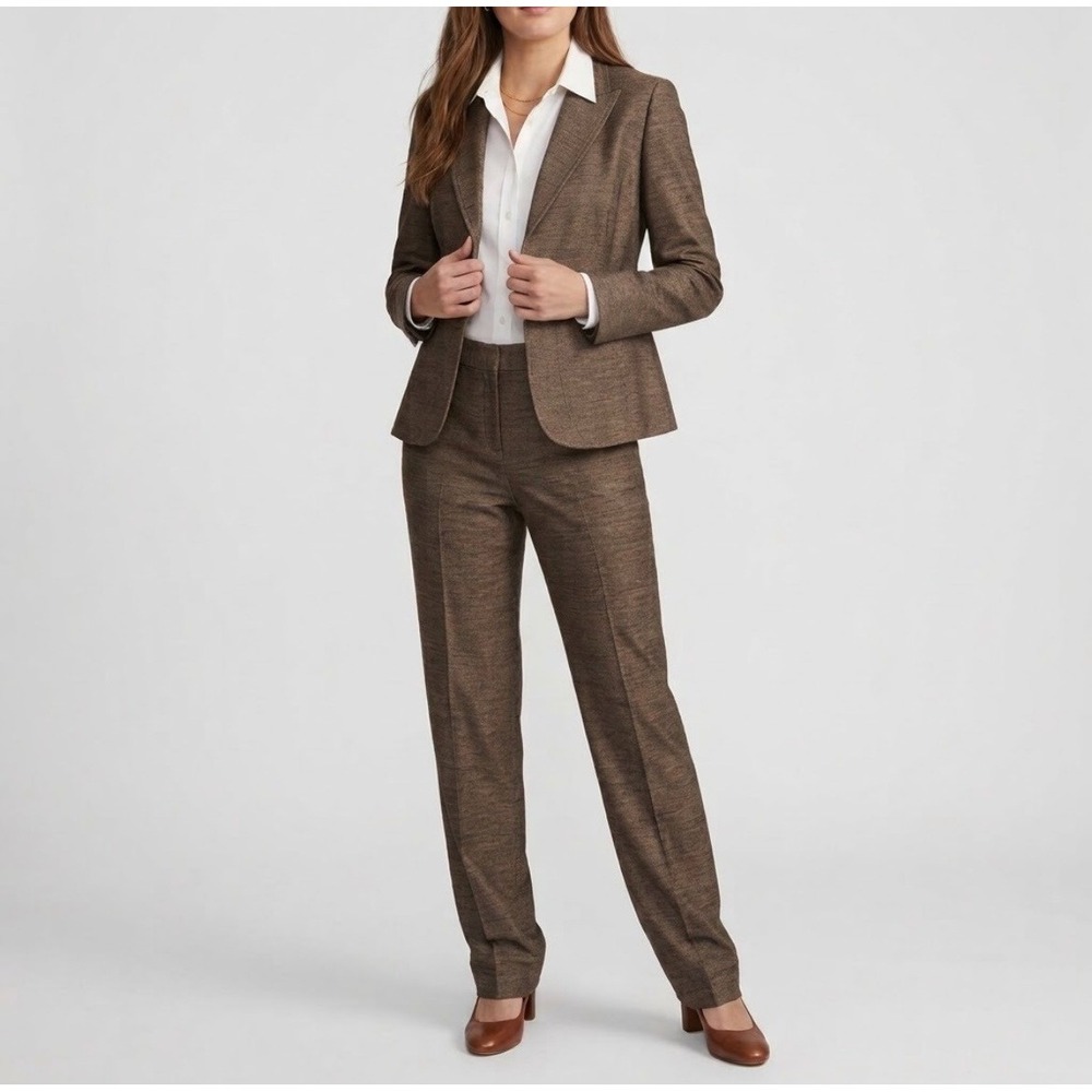 Lafayette 148 New York Suit Set Blazer 10 Pants 8